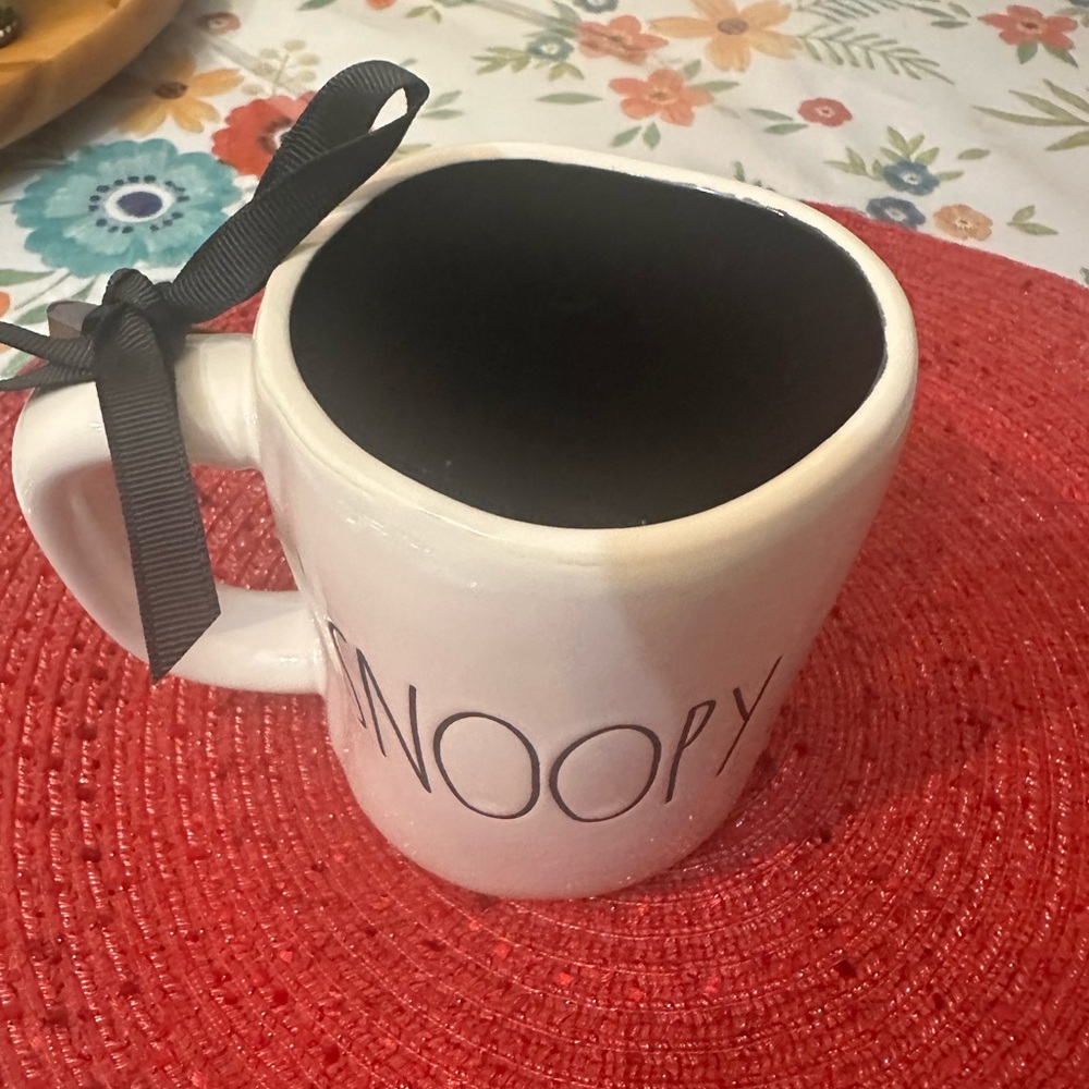 Rae Dunn Peanuts Halloween Mug - White and Orange - Picture 5 of 6
